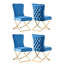 Yvelines Modern Velvet Dining Chairs - Ergonomic Velvet Upholstered Back with Stainless Steel Frame - Side Chair for Kitchen Living Room Dining Room-710523924-699648832