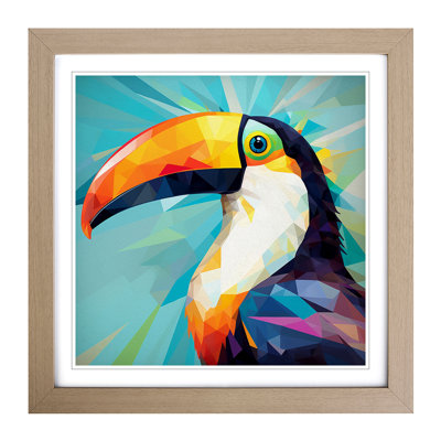 Toucan Constructivism - Framed Print