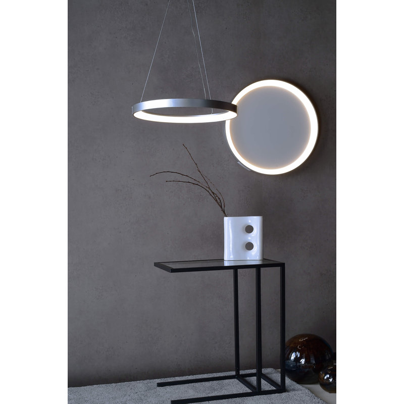 Merope 1 - Light LED Geometric Pendant, Coffee Brushed