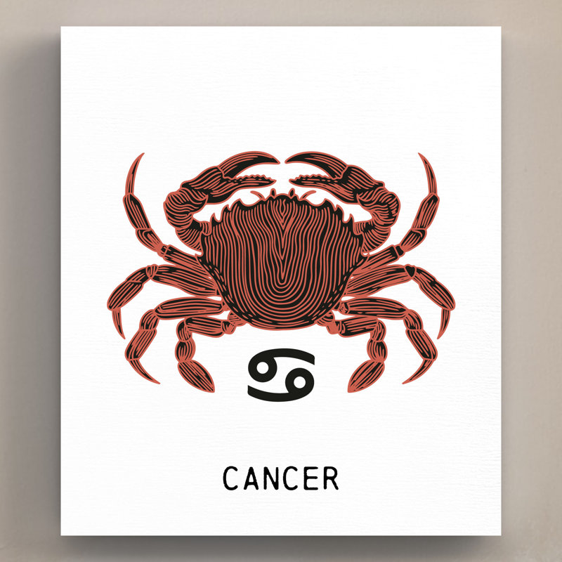 Kana Zodiac Cancer - Print on Wood