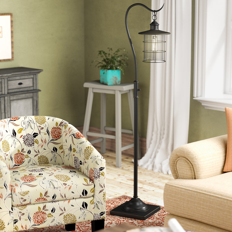 Lampe sur pied arquée 60 po Hampson