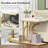 C-Shaped Sofa Side Table