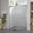 Aluminum Frame Double Sliding Shower Door,Bypass Bathroom Sliding Door With Premium 1/4" (6Mm) Clear Tempered Glass, Hardware Sliding Glass Shower Enclosure-117492587