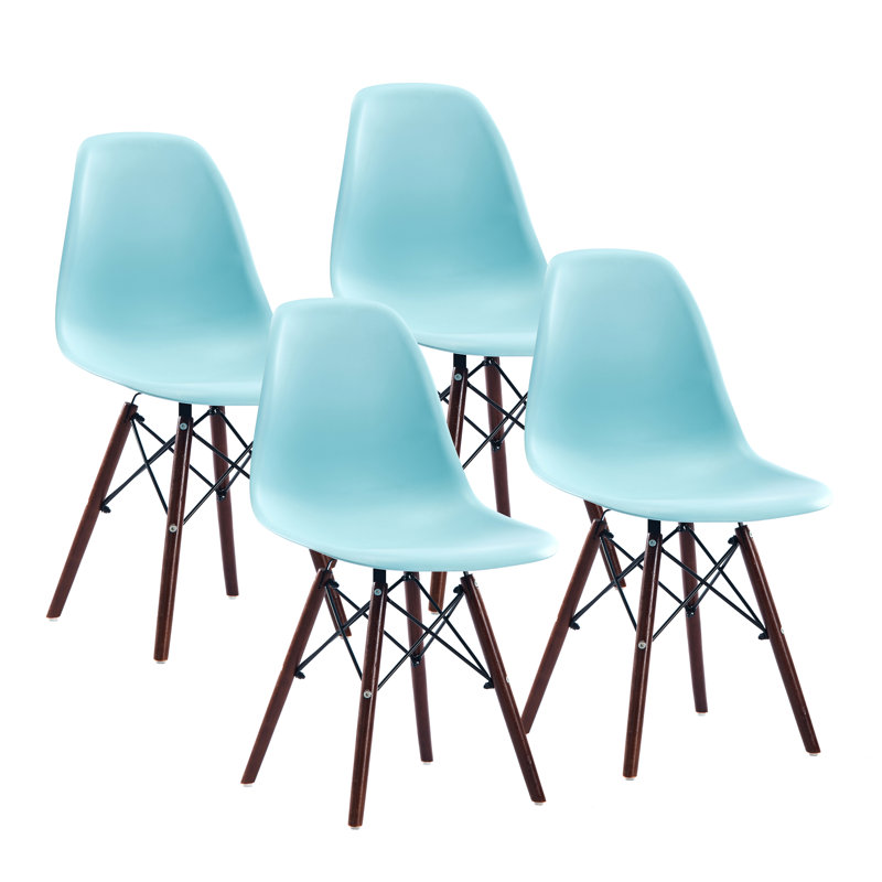 Chaise d'appoint Custer, Bleu, 4