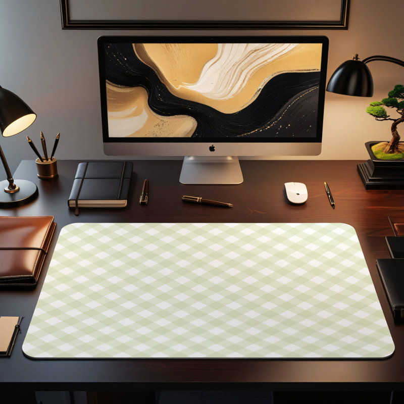 Polyester Desk Pad, 14.4x12.1