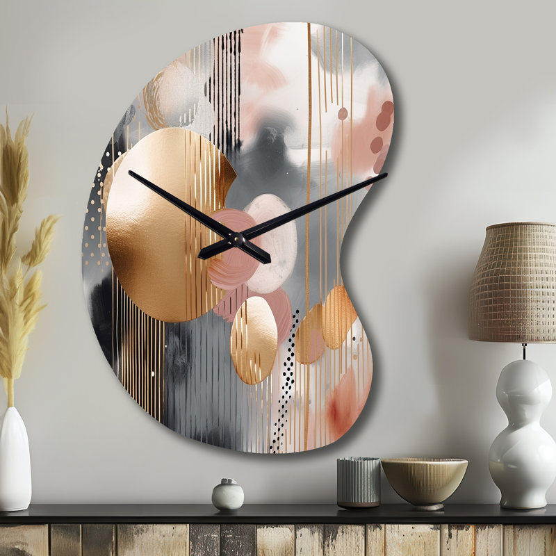 Horloge murale abstraite, Petit