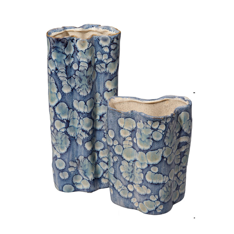 Ensemble de 2 vases à fleurs Gipo