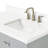 Cambridge 43'' Single Bathroom Vanity with White Quartz Top-46247150