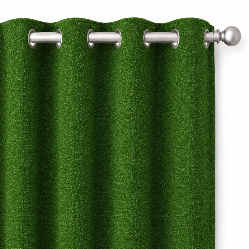 Castro Fabric | Solid Bouclé Fabric | Color Emerald, Emerald