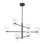 Sutton 36-in Black dimmable LED Chandelier