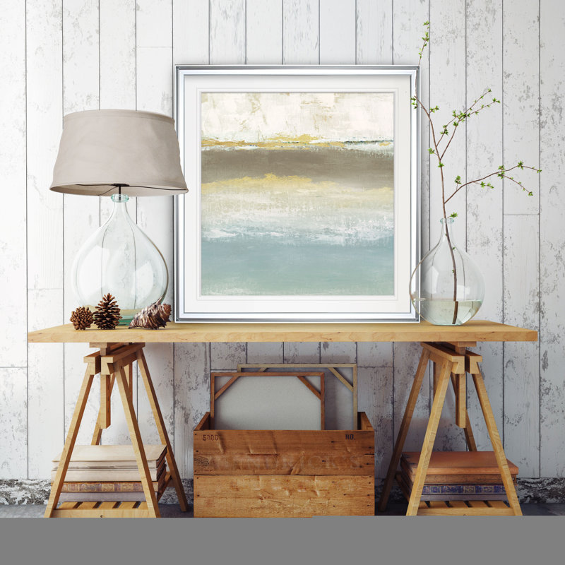 Doux détail de consolation I - reproduction d'art, H 17,5 po x l 17,5 po x P 1,5 po, Cadre argenté