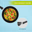 ROYALFORD Fry Pan Set of 3, 22 Cm, 24 Cm & 28 CM- Aluminium Non-Stick Frying Pan Induction Hob Egg Omelet Pan - Saute Pan with 3-Layer Construction & Cool Touch Bakelite Handle