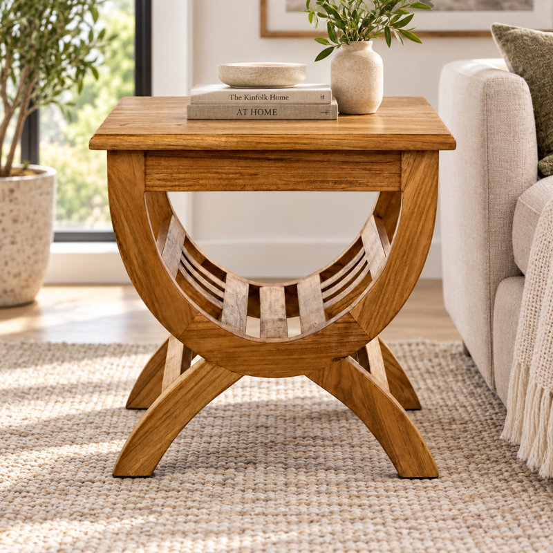 Solid Wood End Table