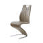 Chaises de salle à manger rembourrées en similicuir Aeysha-1014041388-1014041379