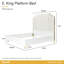 Palm Gate Upholstered Standard Bed-1134234423