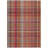 Washable Plaid Indoor / Outdoor Rug-1625258050