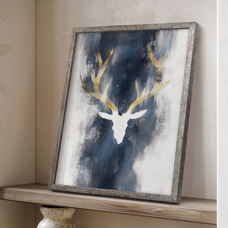 «Christmas Holiday Art CCXVII», reproduction d'art encadrée - bois massif, H 21 po x l 17 po