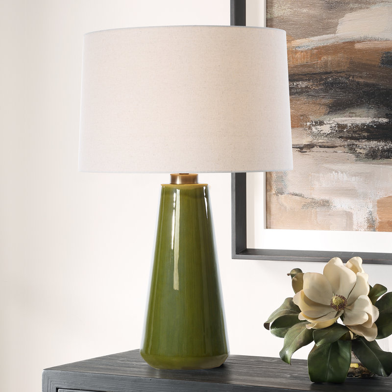 Chloi Moss Green Table Lamp