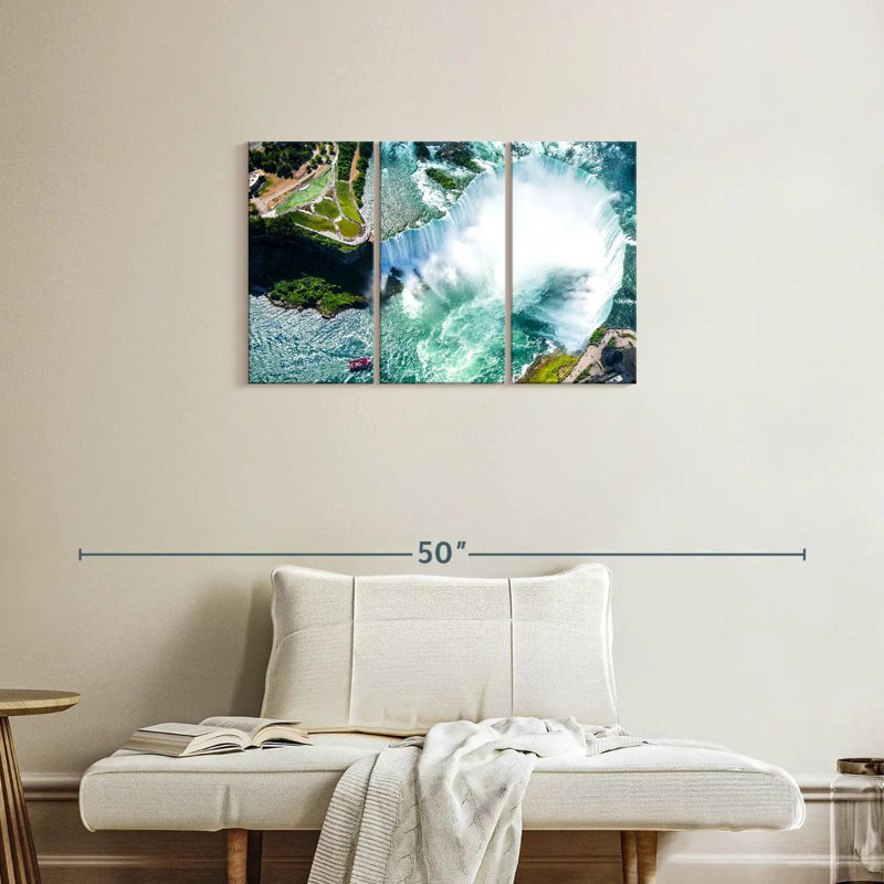 Alvord Niagara Falls From Above, 20" H x 33" W