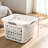 Small 1.5-Bushel Square Laundry Basket — Pure White Plastic With Dual Comfort-Grip Handles — Ideal For Home Use