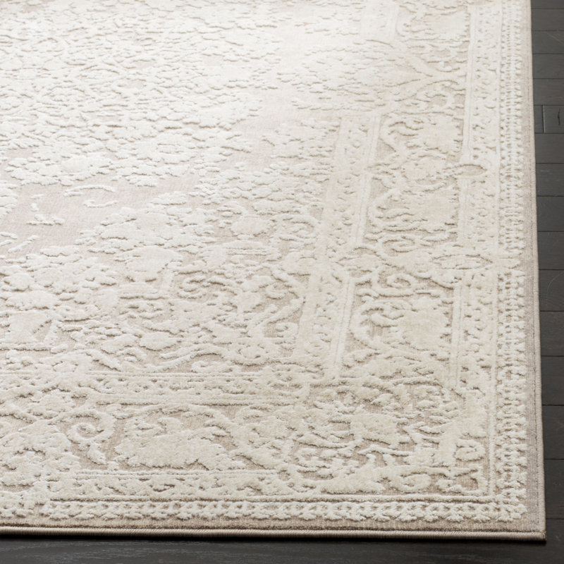 Calidia Oriental Beige/Cream Area Rug, Runner 2'3" x 22'