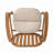 Outdoor Patio Acacia Wood Patio Armchair