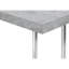 Table d'appoint, en forme de C, bout, côté, collation, salon, chambre à coucher, stratifié, métal noir, contemporain, moderne-1288509946-1288509950