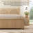 Designer Curved Three-dimensional Texture High-back Storage Bed-280270360