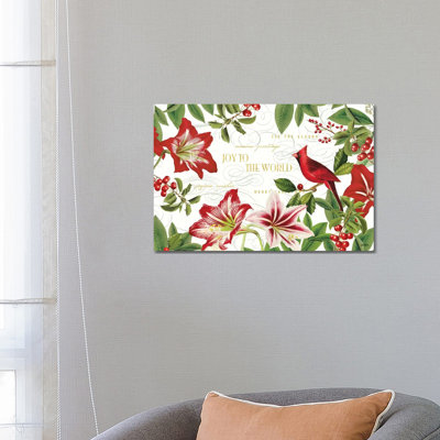 Christmas Garden I 1 Piece Wrapped Canvas Wall Art