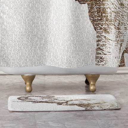 Tapis de salle de bain éléphantst