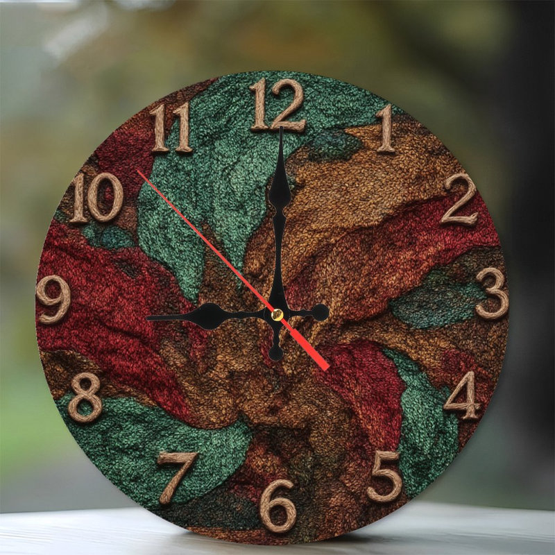 Horloge texturée