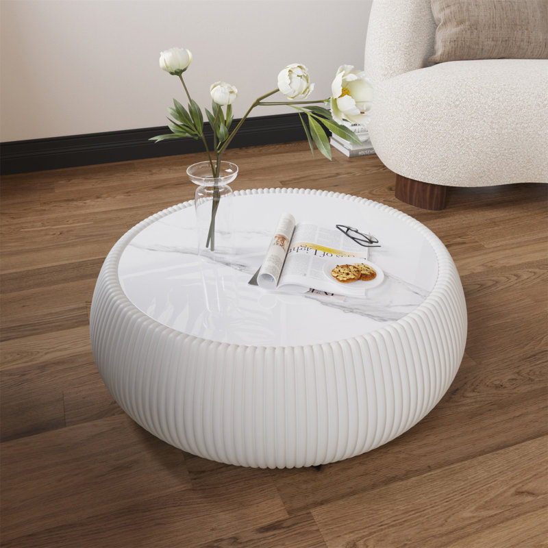 Table basse Marble, Beige