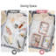 Trousse de maquillage transparente - 2 trousses de toilette approuvées par la TSA