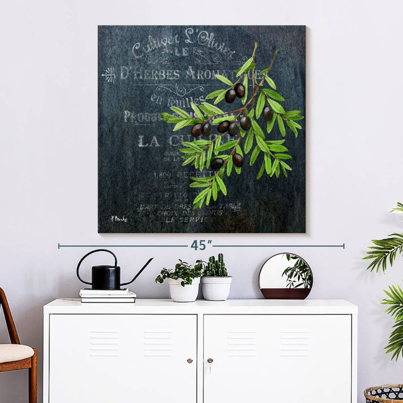 Yarlin Provincial Herbs II, 33" H x 33" W