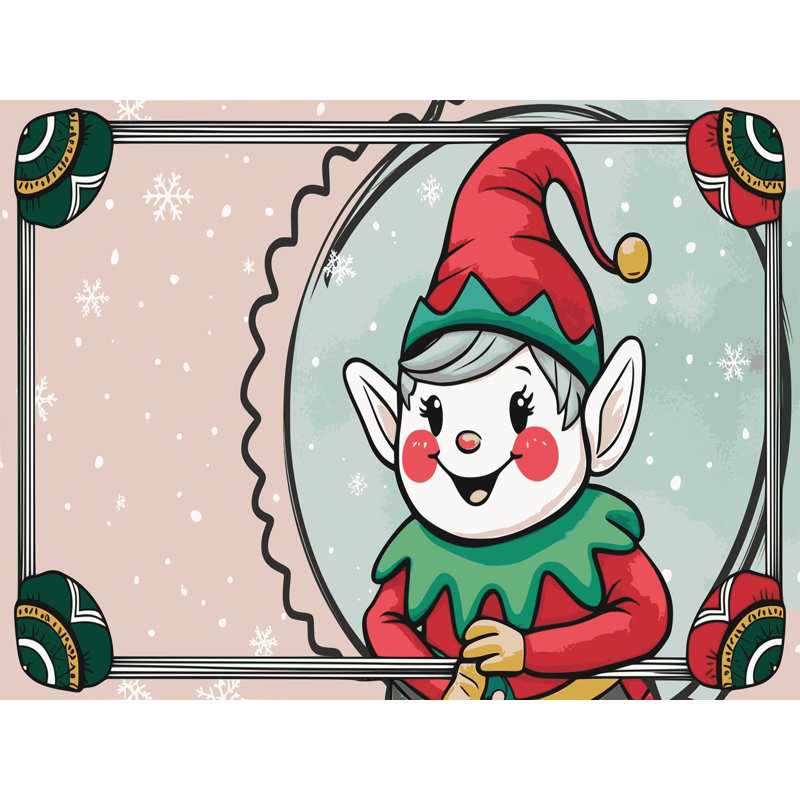 Tapis de Noël, Rectangulaire 3 pi x 5 pi