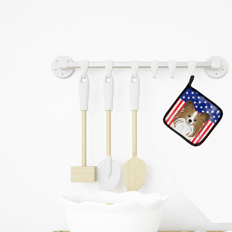 Cuisinier poignée pour trésors et papillon caroline American Flag