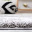 Tapis géométrique gris / blanc-718212205