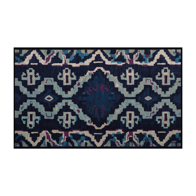 Machine Washable Gray Area Rug