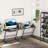 Arvina L-Shaped Metal Base Writing Desk