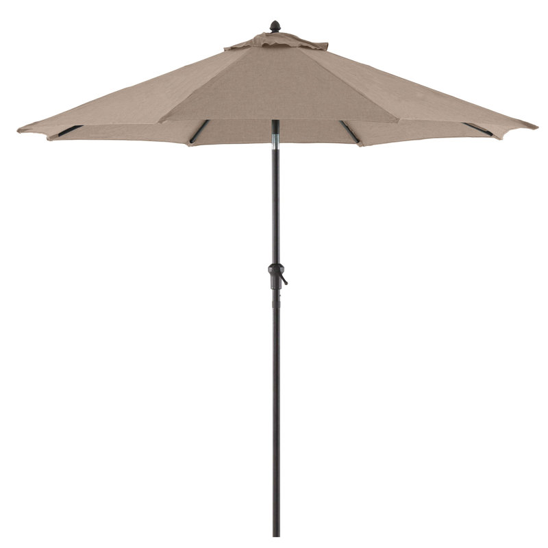 Parasol de marché 9 pi Higgins, Brun clair