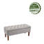 Friedegund Fabric Storage Bench with Wooden Legs-233296453