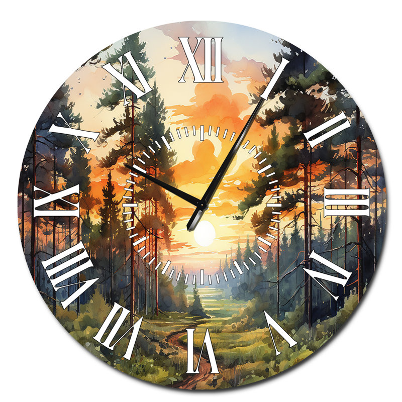 Horloge murale pin, Surdimensionné
