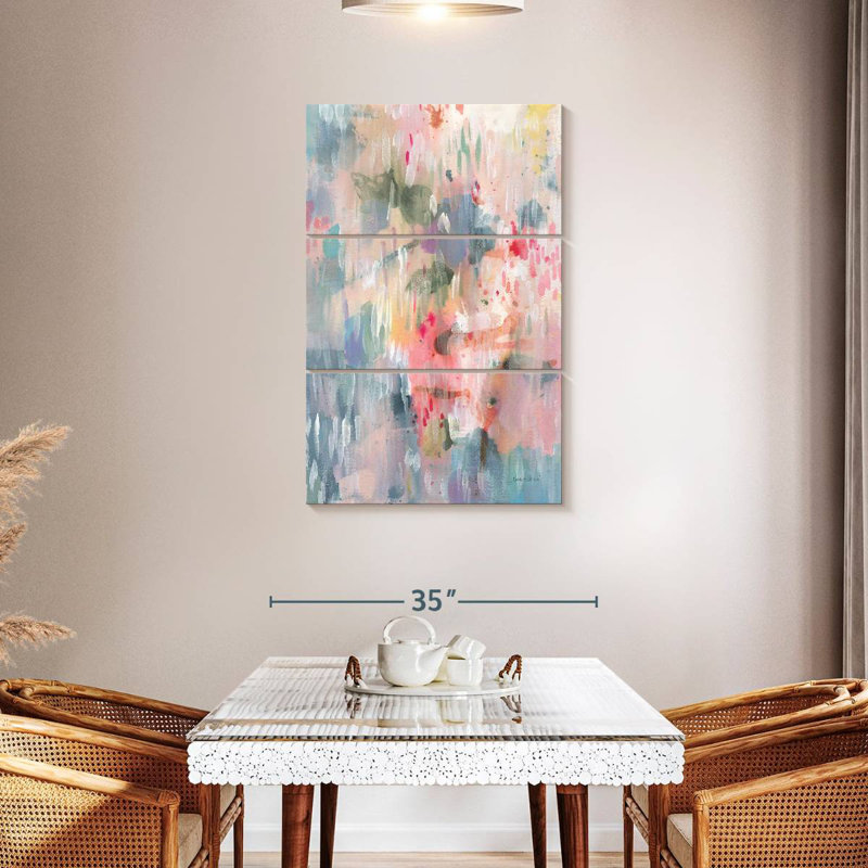 Avery Soothing Abstract, 65" H x 42" W