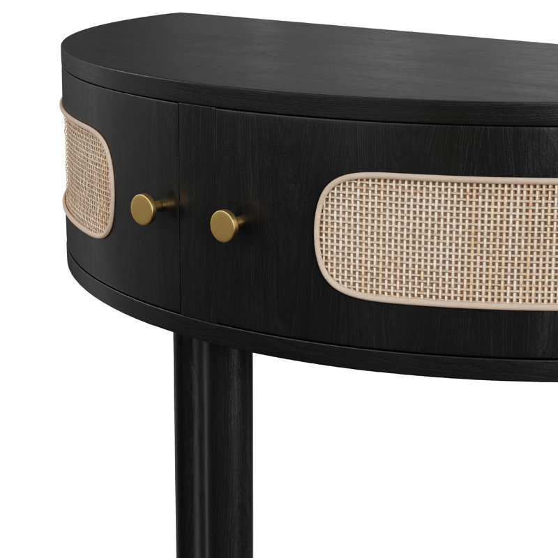 Alieen 31.9'' Console Table, Black