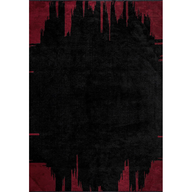 Rapture Abstract Area Rug, Rectangle 6'7" x 8'3"