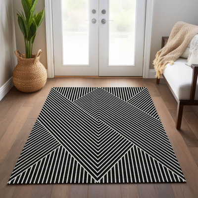 Pentagia Rectangle 1'8" X 2'6" Area Rug