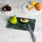 Guein Rectangle Natural Marble Tray,Indian Green