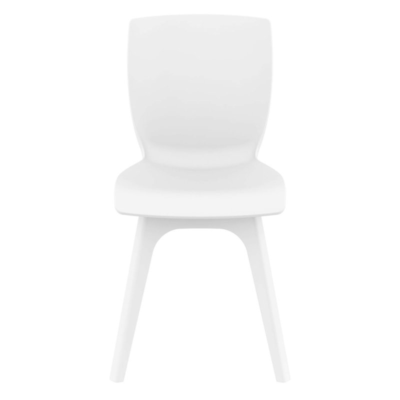 Chaise d'appoint Saranna, Blanc