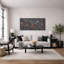 «Whimsical Woodland Animals and Botanical Pattern Illustration», reproduction d'art sur toile encadrée-743576726-743576727
