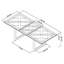Phillippi Extendable Metal Base Dining Table-1520786360